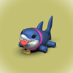 Jeff The Shark Flexi Legs -Marvel Rivals 3d model