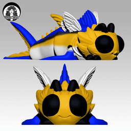BumbleBeeTuna - Articulated Fish 3d model