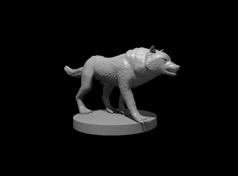 Wolf - Wolf - 3d model render - D&D - 3d model