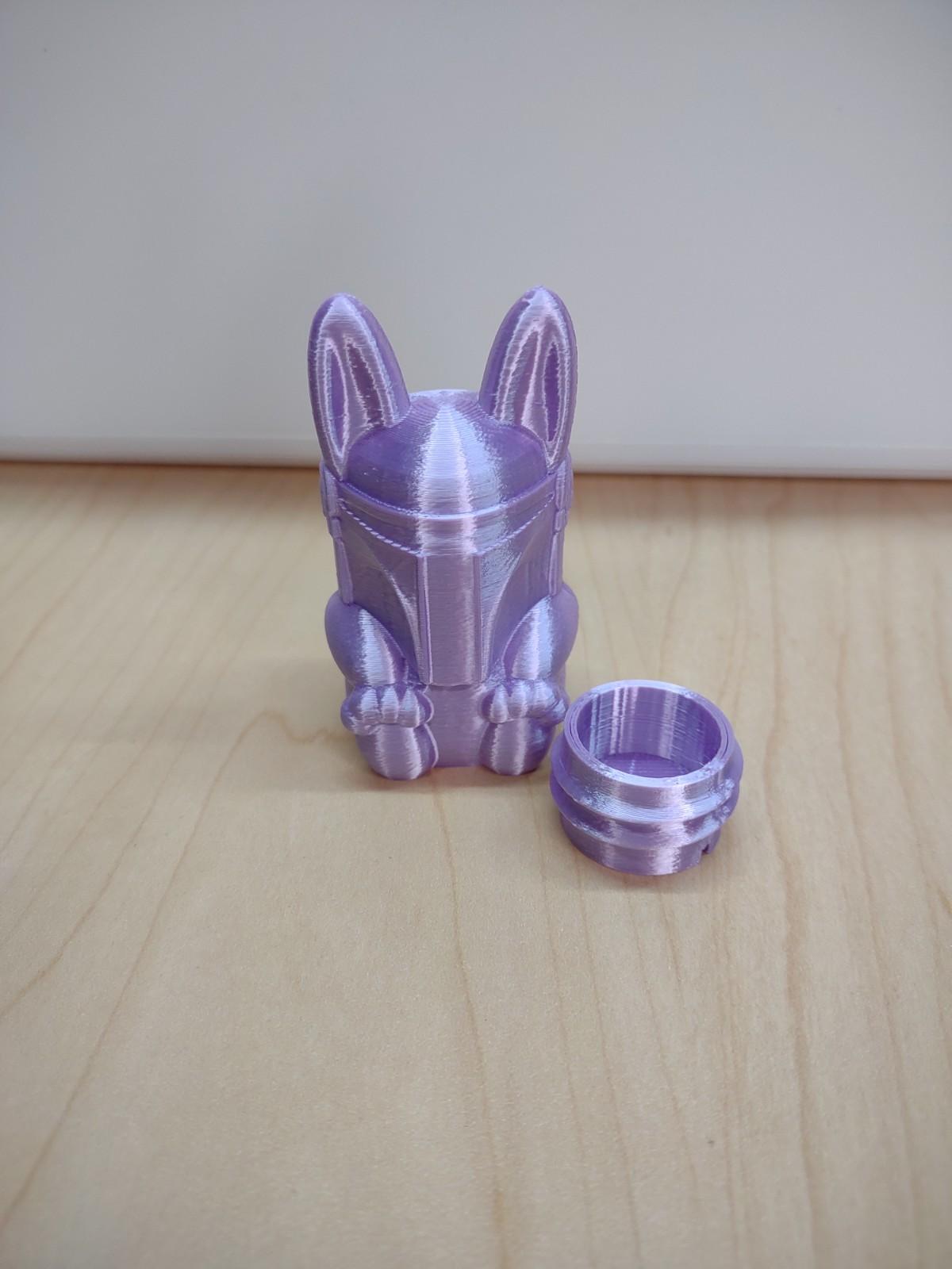 Mandalorian Bunny Easter Egg 3d model