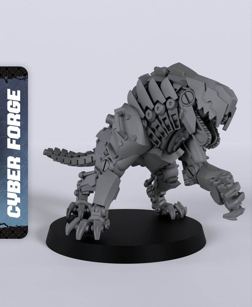Warbeast D - With Free Cyberpunk - Sci-Fi Gift Ideas for RPG and Wargamers 3d model