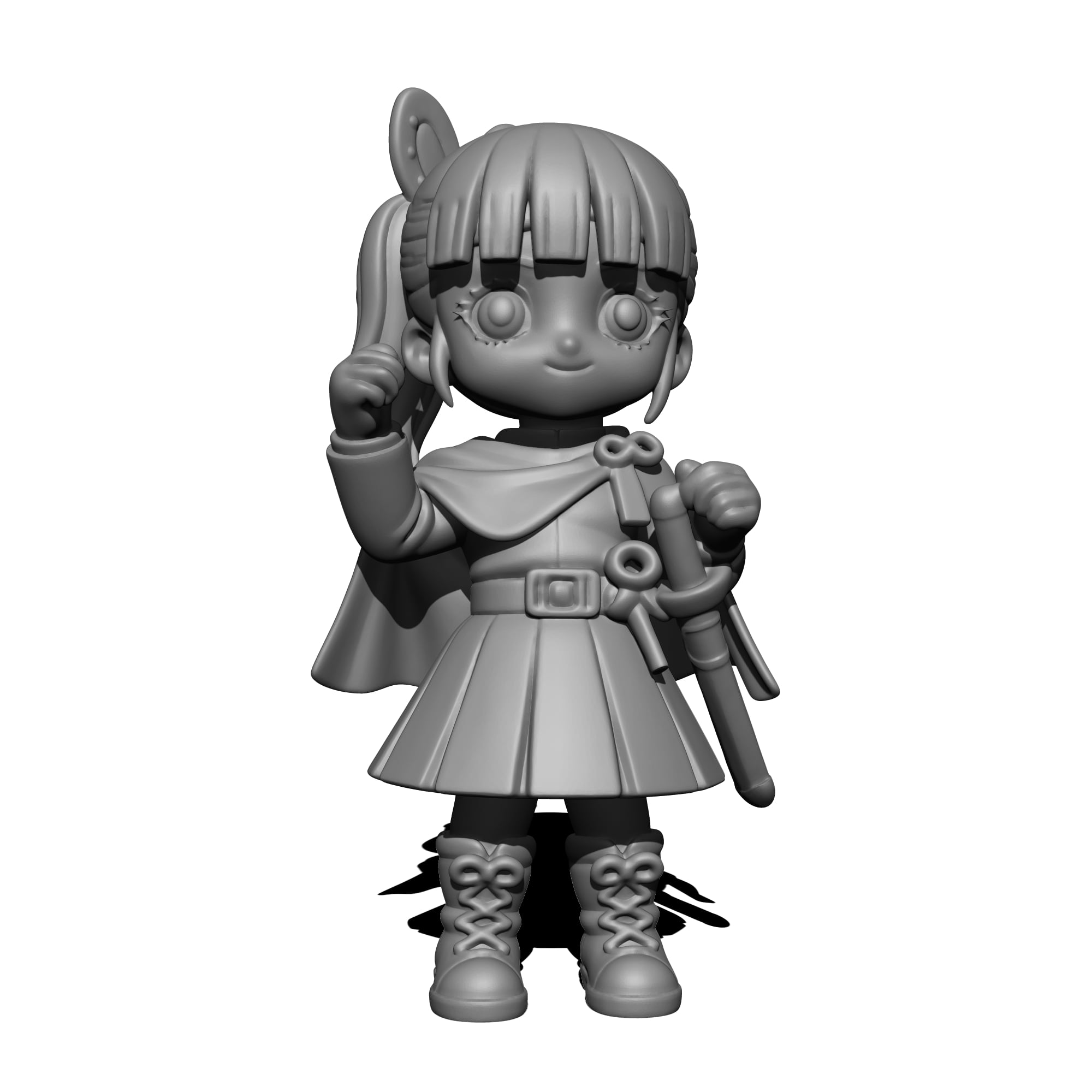 Demon Slayer Chibi Character Set – 3D Printable Collection 3d model