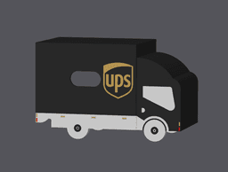 DHL Truck Charger 3d model