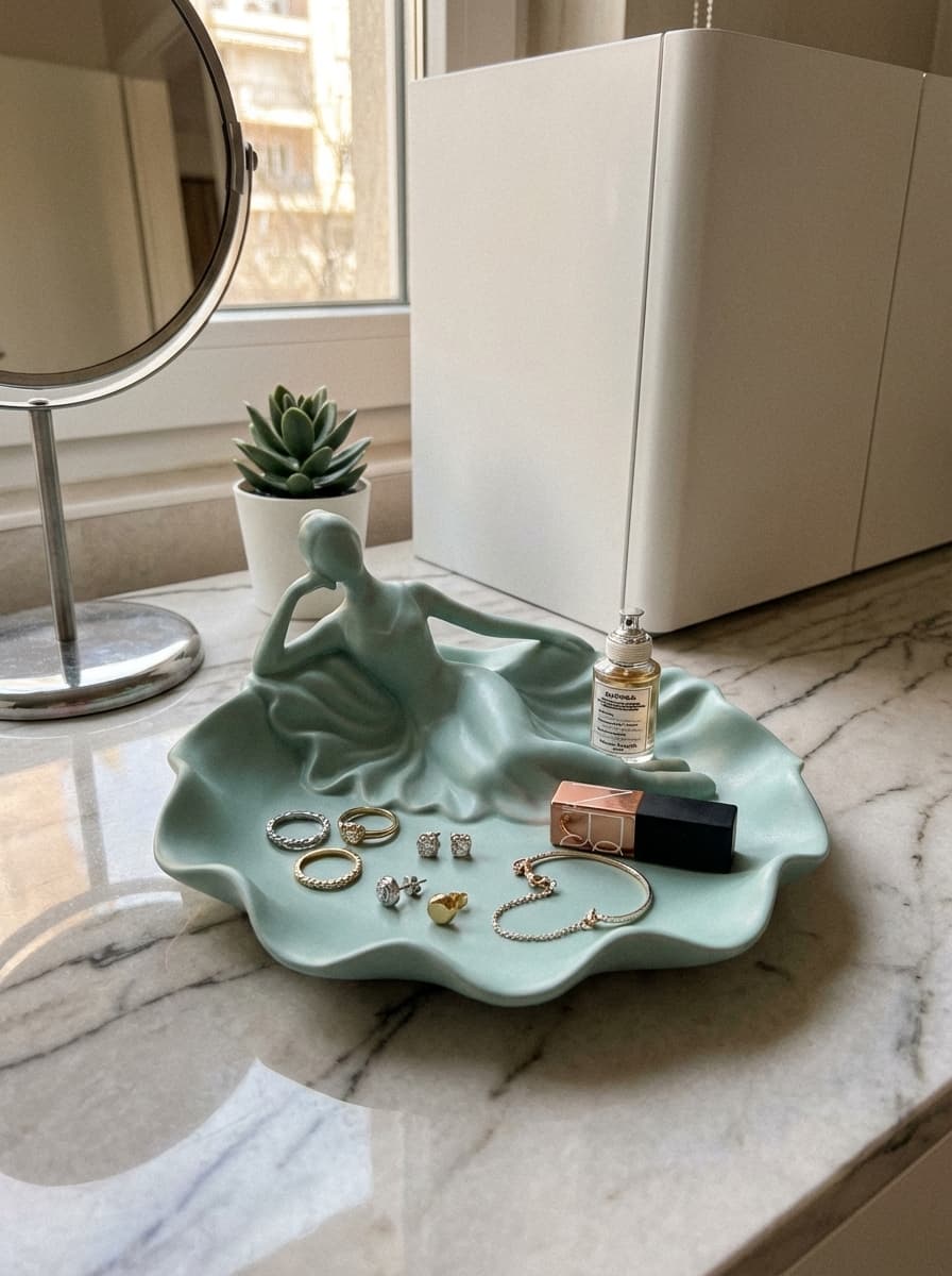 Reclining Lady Jewelry Dish & Catchall Tray 3d model