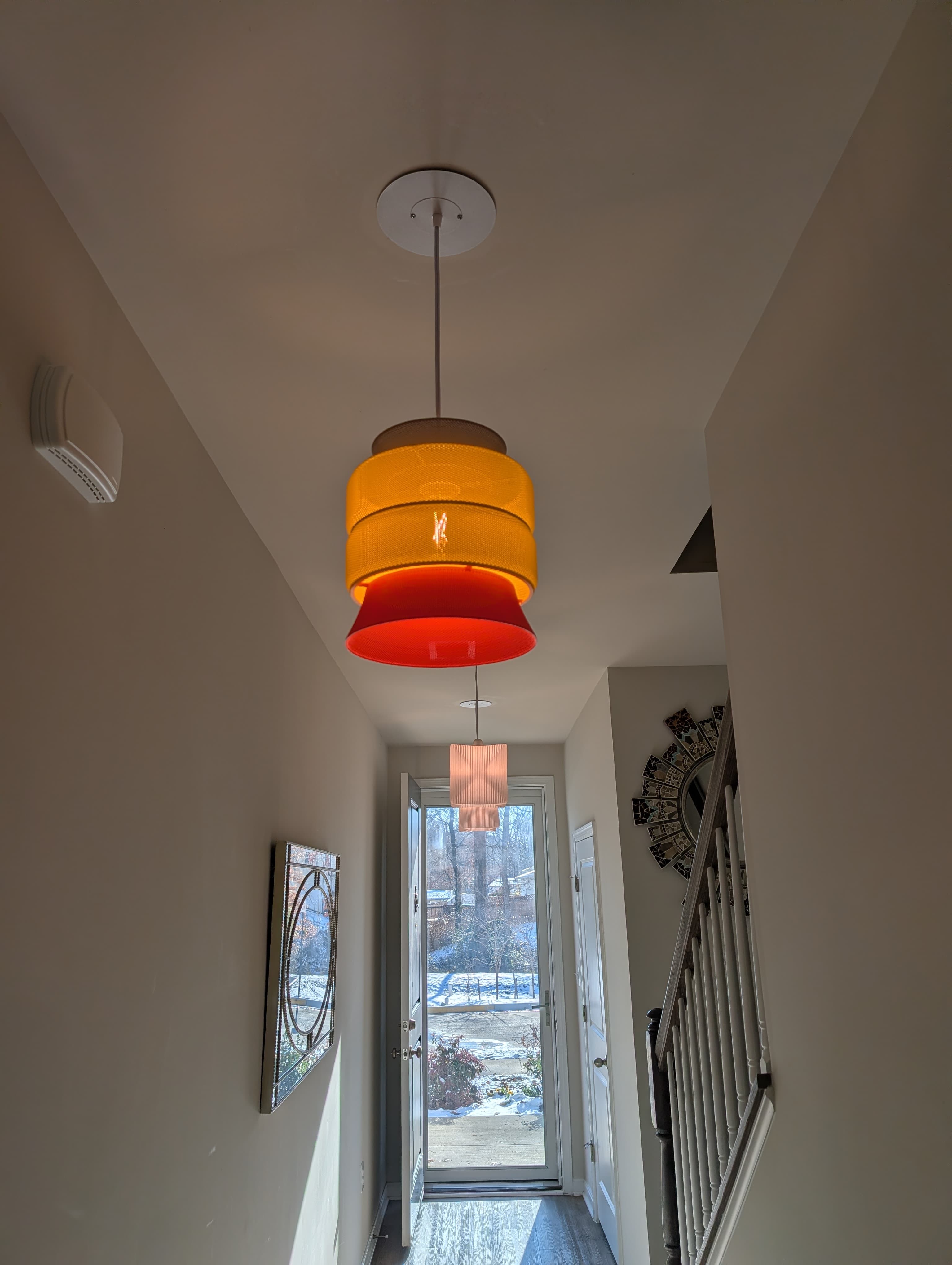 Love your lighting designs! This one was perfect for a hallway to replace the dreaded new construction LED blasters. Added a second mid ring and like the look. I'll def be printing more of your work, so keep then coming!
Cheers!