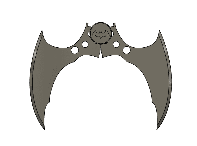 Arkham Knight Batarang 3d model