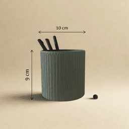 Pen Holder STL File β Personal & Commercial License β 3D Print Desk Organizer 3d model