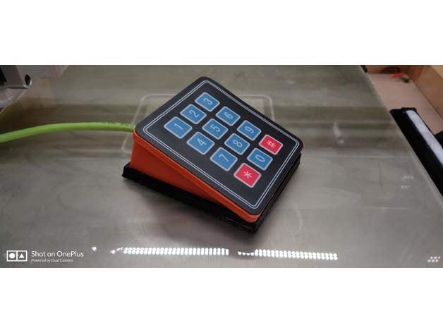 3x4 and 4x4 Keypad Controller For Octoprint or CNC 3d model