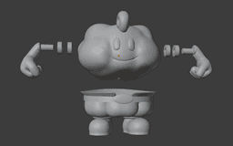 Mallow from Super Mario RPG - Custom WON 2.5 scale figure 3d model