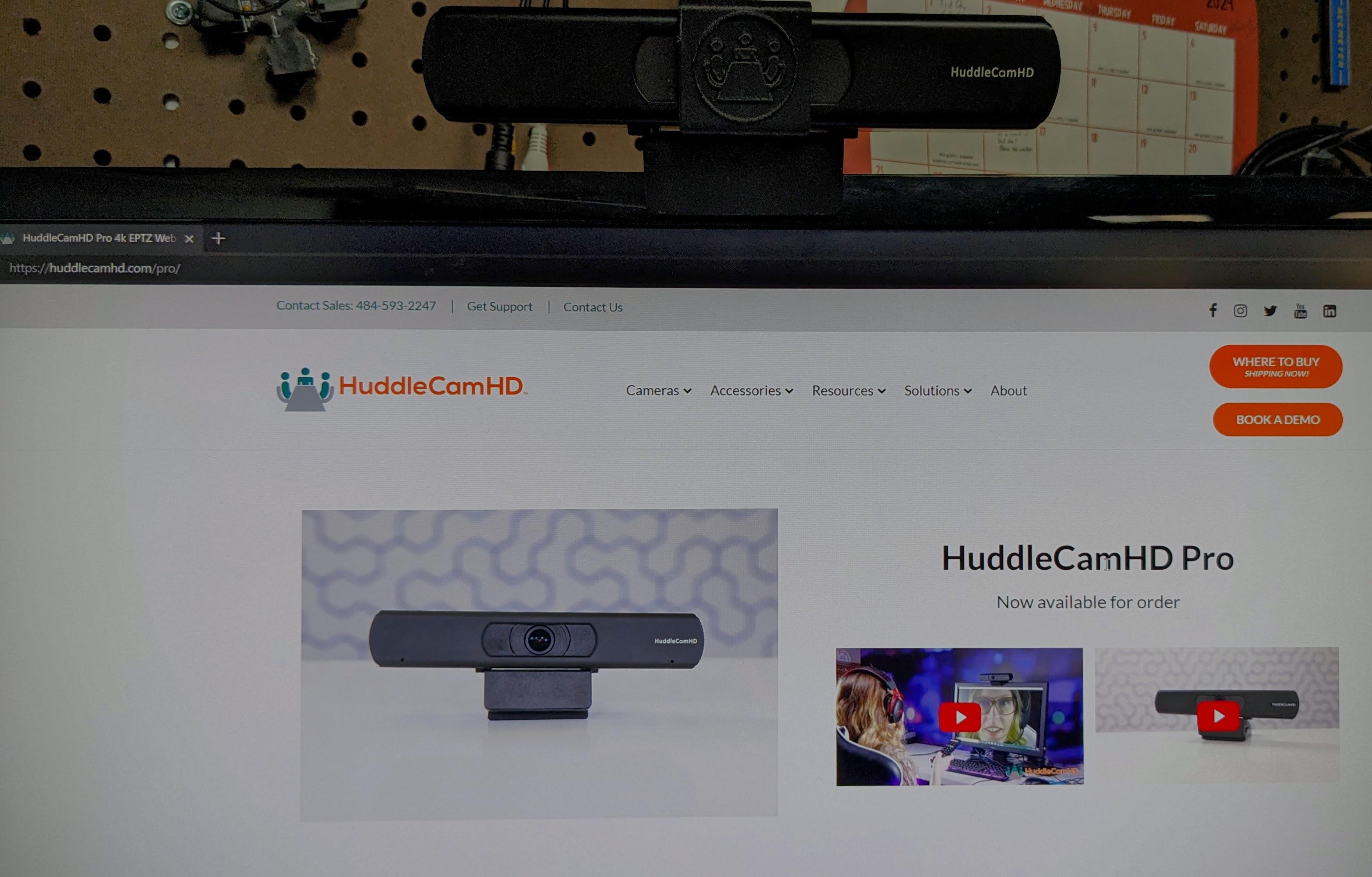 HuddleCamHD Web Cam Pro Privacy Cover.stl 3d model