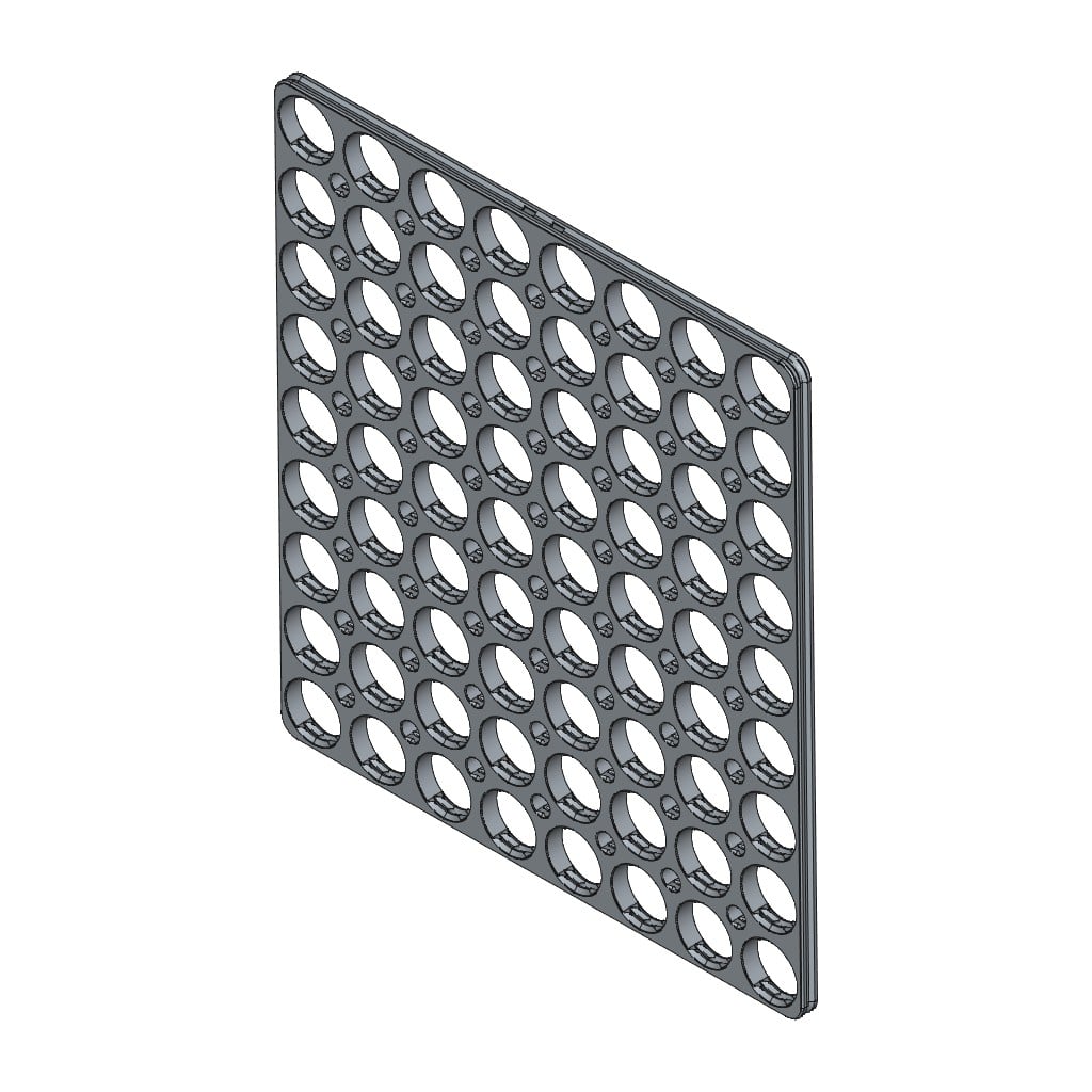 D-LOCK_PANEL.8X9-BLANK 3d model