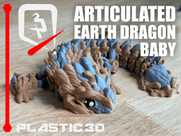 Baby Earth Dragon — The Rocky Sentinels 3d model