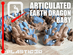 Baby Earth Dragon — The Rocky Sentinels 3d model