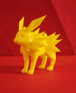 Jolteon Low Poly Pokemon 3d model