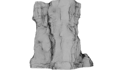 Layered Rock Face 3d model
