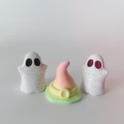 Spooky Pencil Caps 3d model
