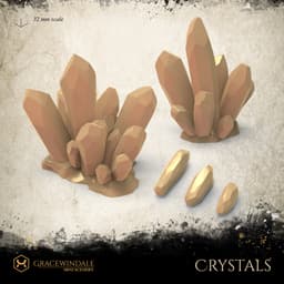 Crystals 3d model