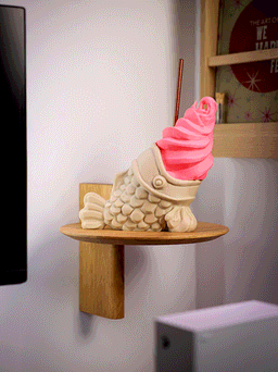 Taiyaki Ice Cream - Cute & Functional Storage Box 3d model