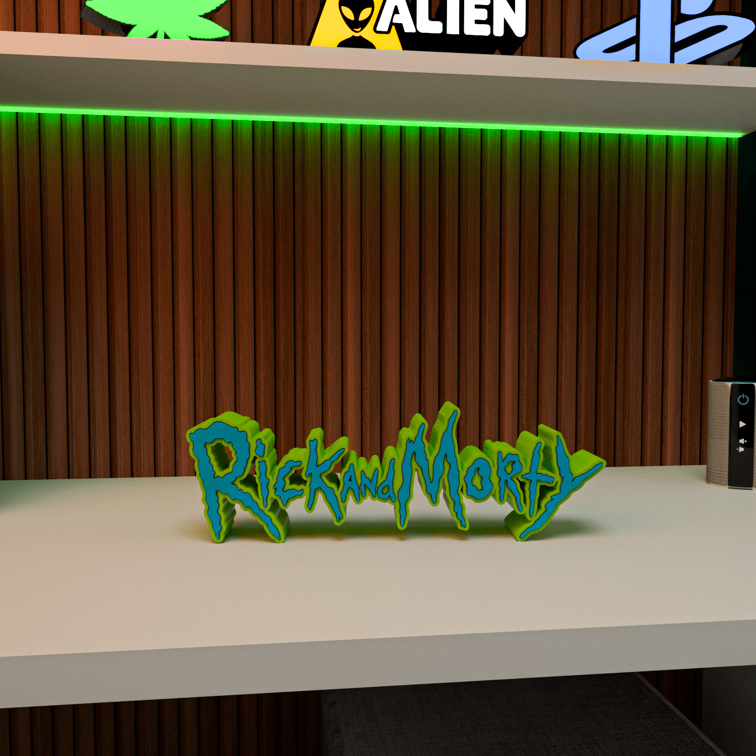 Rick and Mart - DECORATION 3d model