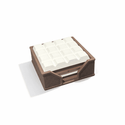 CHOCOLATE COASTER WITH HOLDER / CHOCOLATE LOVER / MODERN HOMEDECOR 3d model