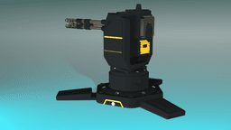 Helldivers 2 Gatling Machine Gun Turret Sentry Stratagem 3d model