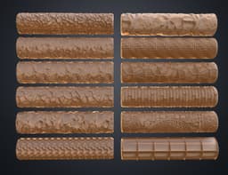 DnD terrain rollers - Ground and Roads 3d model