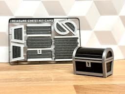Treasure Chest Kit-Card (compact pirate chest box set) 3d model