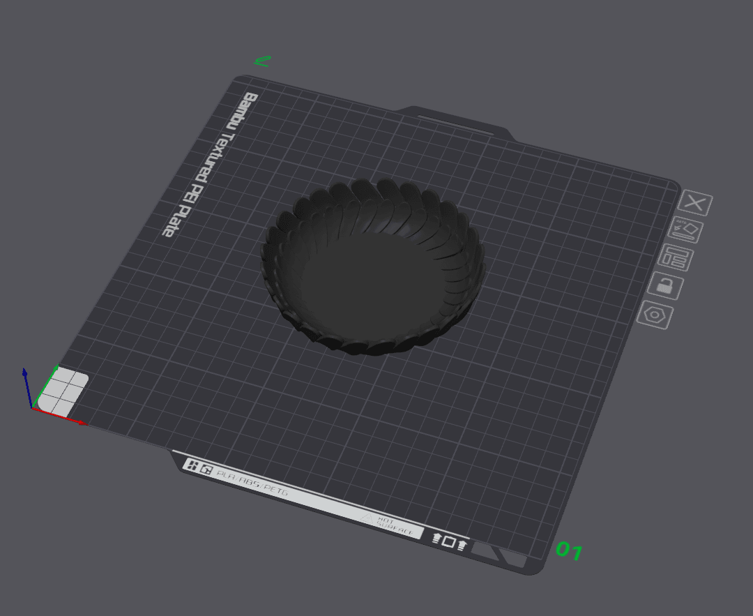 Raven Bloom jewelry dish 3d model