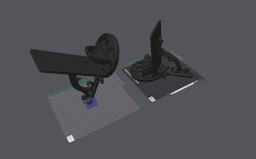 Ornate Scroll Wall Shelf 3d model