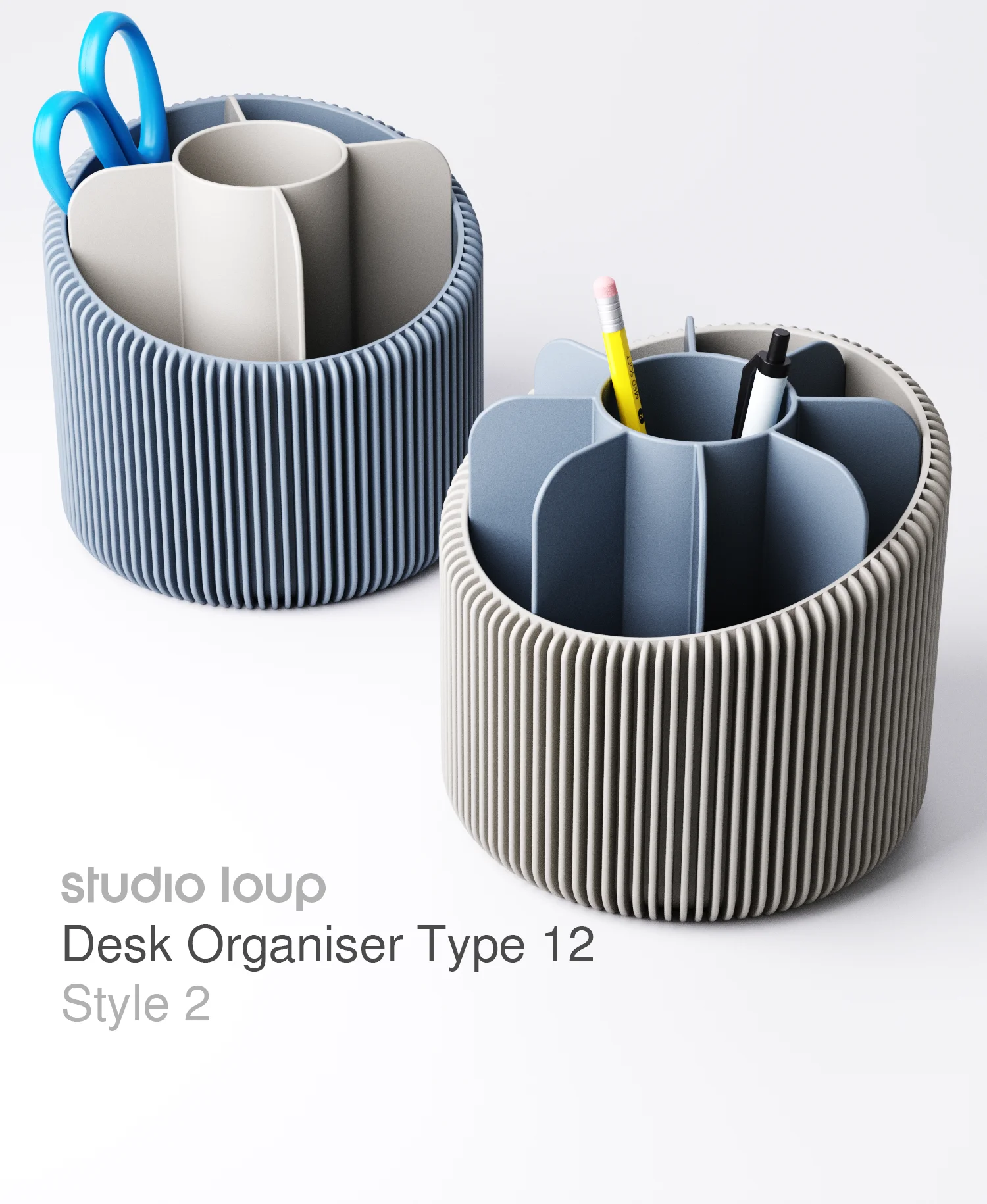 Desk Organiser type 12 Style 3 3d model