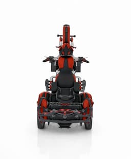 Luxury Gothic Devil Throne Trike Motorcycle 3d model