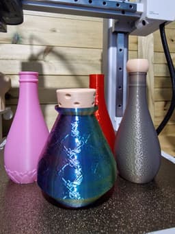 Mini Decorative Potion Bottle 3 Lotus 3d model