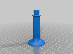 Plague doctor symbol for pole, dowel or ? 3d model