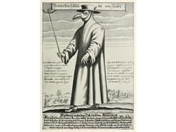 Plague doctor symbol for pole, dowel or ? 3d model