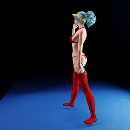 Sexy Underwear Woman v2 3d model