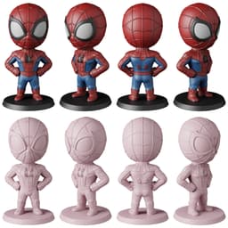 Spidey Amazing Friends STL Files - Spider Team - Superhero 3D Print Models 3d model