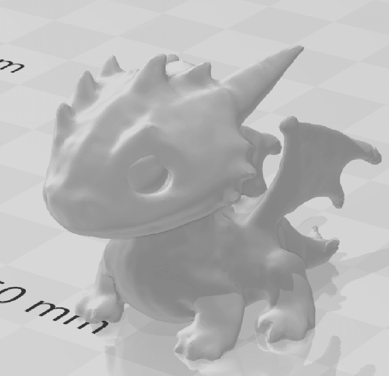 dragon baby 1 3d model