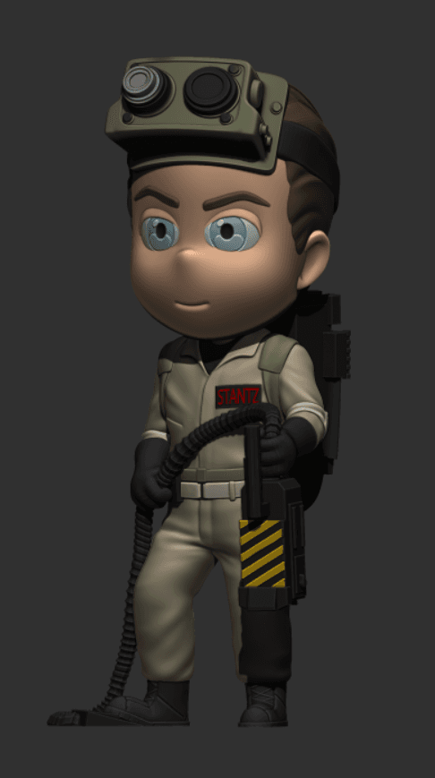 Little Big head- Stantz (Ghostbusters) *With Goggles* 3d model