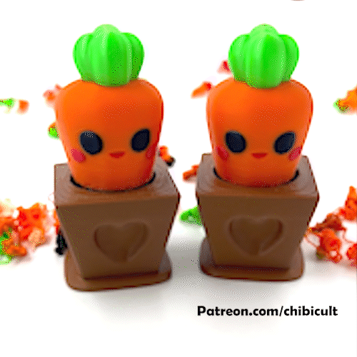 Carrot Fidget Clicker 3d model