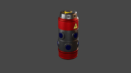 G13 Incendiary Impact Grenade Prop STL (3D Print File) 3d model