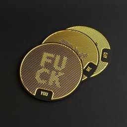 Not very subtle coasters (100 mm) 3d model