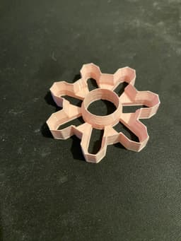 Gear Cookie Cutter 3d model
