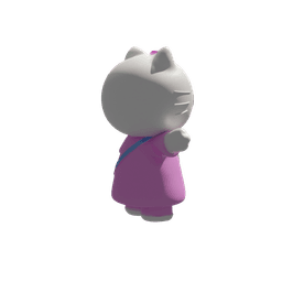 Hello Kitty 1 3d model
