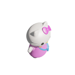 Hello Kitty 1 3d model