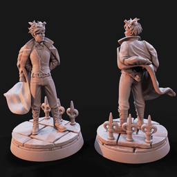 Gentleman Artificer | Inventor with Human, Elf and Tiefling Options 3d model