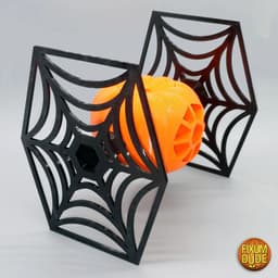 Pumpkin PIE Fighter (Halloween Themed Star Wars TIE Fighter) 3d model