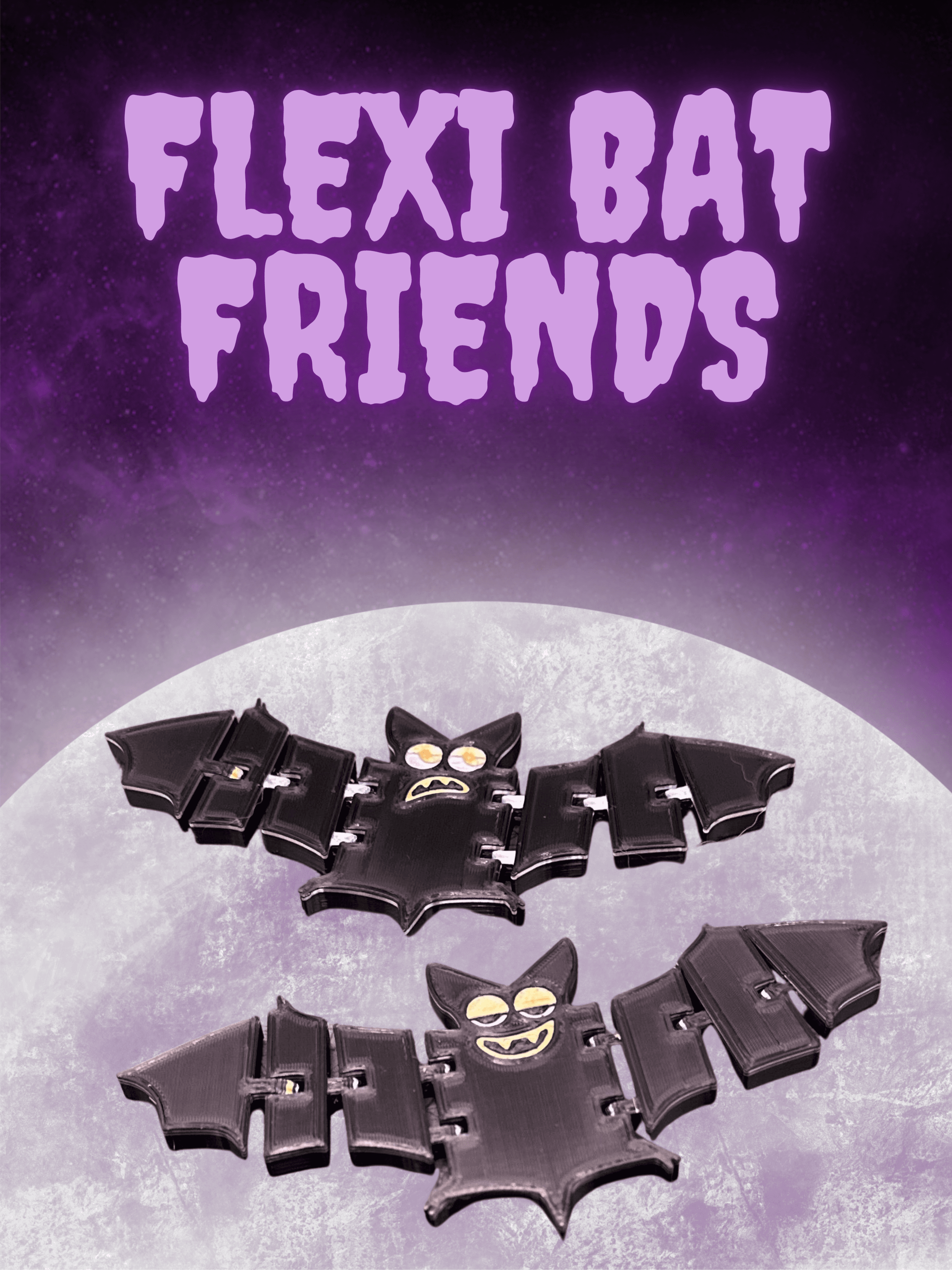 Flexi Bat Friends 3d model