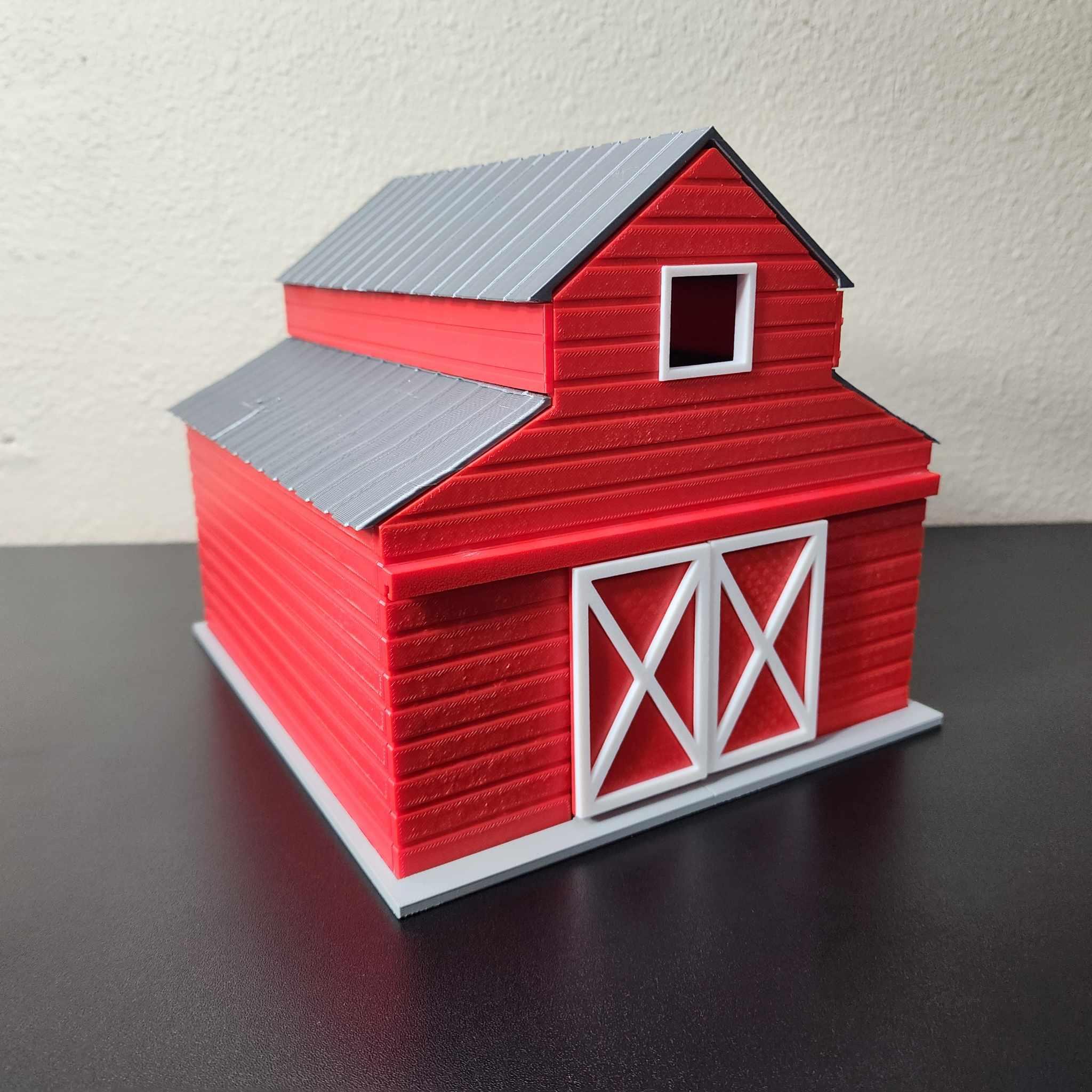 Scale Barn print kit 3d model