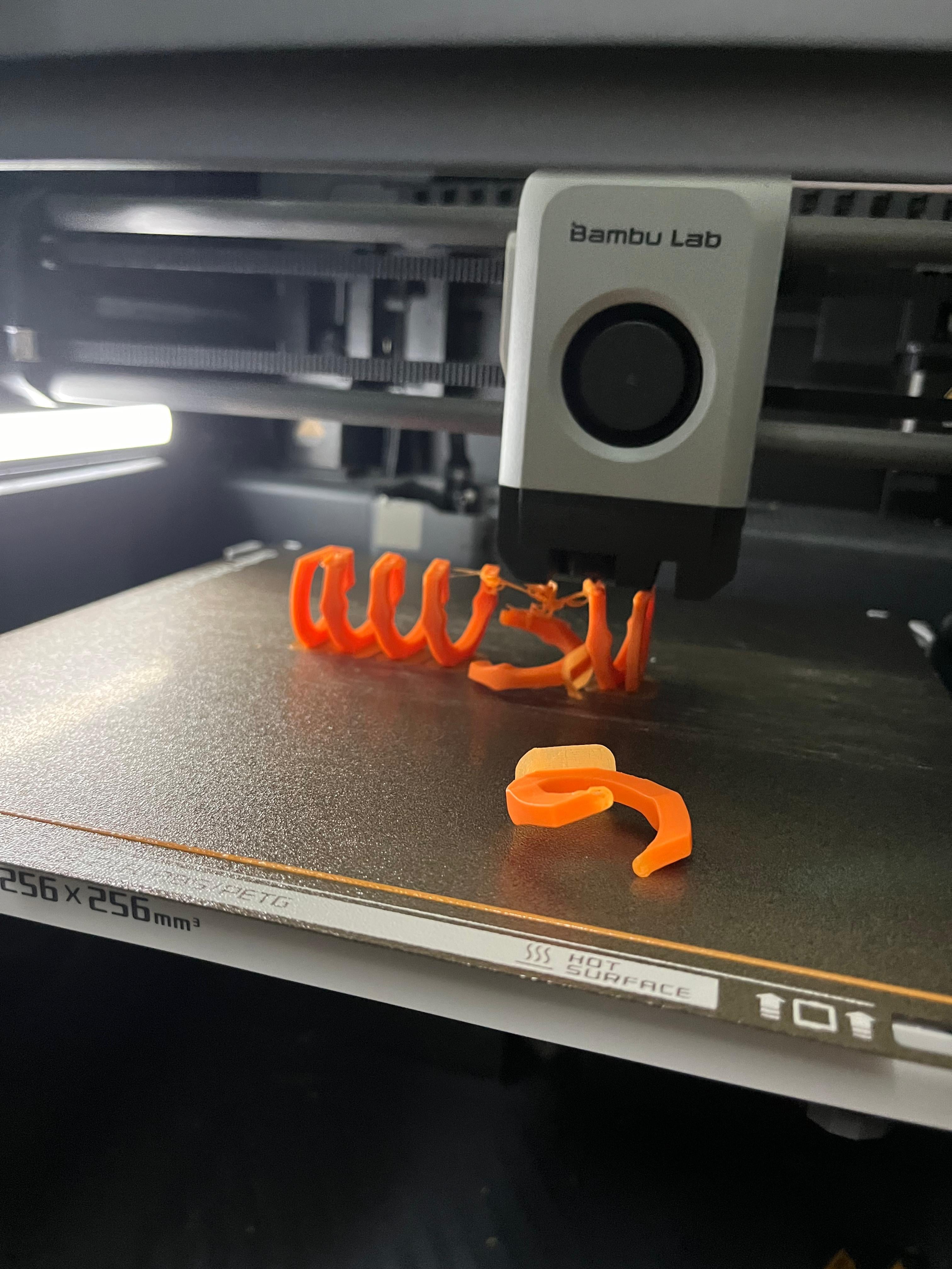 Tried printing this spring multiple times with/without brim, with/without support, with/without glue with multiple combination, but it is continuously failing. Can someone help me in printing this spring successfully.