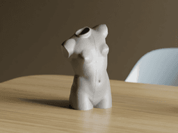 Dafne Sculptural Vase 3d model